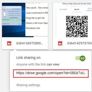 Cách lấy link download từ Google Driver