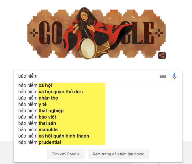 Dịch vụ tạo Google Suggest