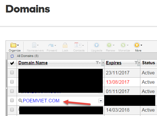 Cách trỏ domain về Ip Godaddy