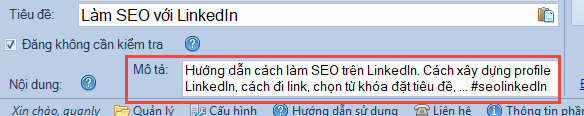 Cách viết Article trên Linkedin
