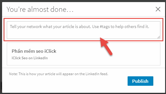 Cách viết Article trên Linkedin