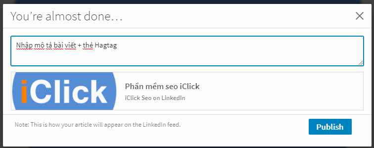Cách viết bài trên LinkedIn