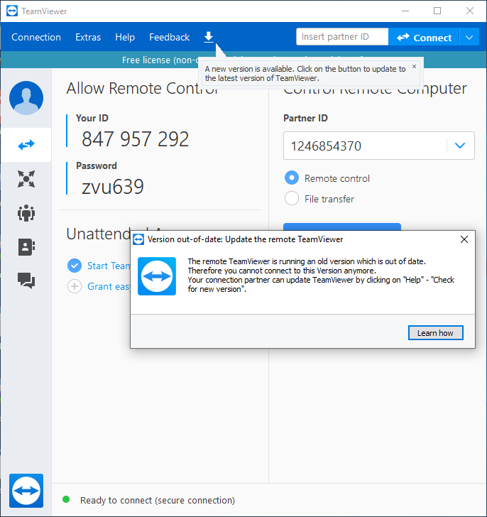 Hướng dẫn update Teamviewer lên phiên bản mới nhất
