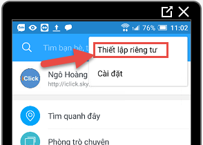 Chặn Spam trên Zalo