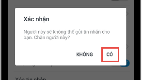Chặn Spam trên Zalo