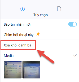 Chặn Spam trên Zalo