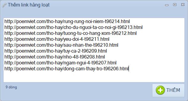 Công cụ hỗ trợ submit url