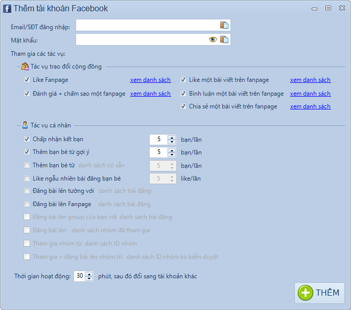 Công cụ quảng cáo Facebook