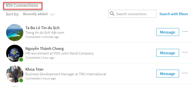 Công cụ seo LinkedIn của iClick