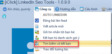 Công cụ seo LinkedIn của iClick