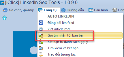 Công cụ seo LinkedIn của iClick