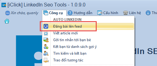 Công cụ seo LinkedIn của iClick
