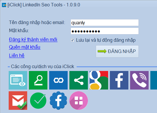 Công cụ seo LinkedIn của iClick