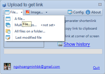 Công cụ Upload To Link iCick