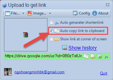 Công cụ Upload To Link iCick