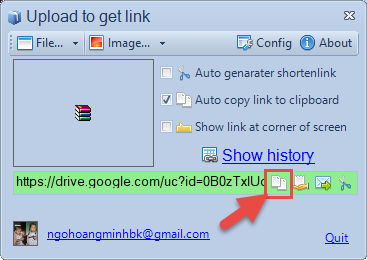 Công cụ Upload To Link iCick