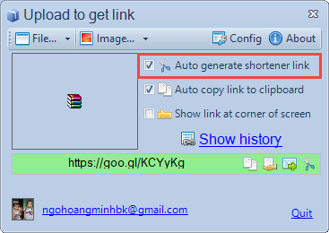 Công cụ Upload To Link iCick