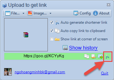 Công cụ Upload To Link iCick