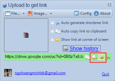 Công cụ Upload To Link iCick