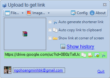 Công cụ Upload To Link iCick