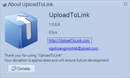 Công cụ Upload To Link iCick