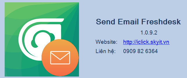 Cập nhật phần mềm Send Email Freshdesk 1.0.9.2