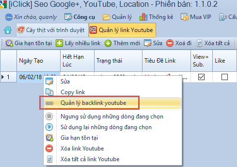 Cập nhật phần mềm Seo Google Plus, Youtube, Google Maps