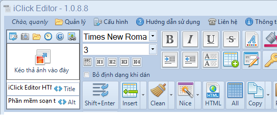 Cập nhật phần mềm soạn thảo iClick Editor