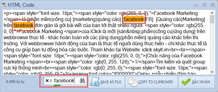 Cập nhật phần mềm soạn thảo iClick Editor