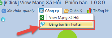 Đăng bài tự động lên twitter kéo traffic