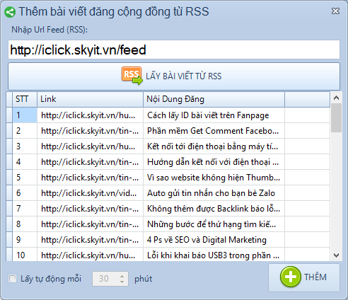 Đăng bài tự động lên twitter kéo traffic