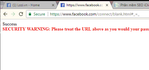 Đăng nhập vào Facebook lấy bình luận