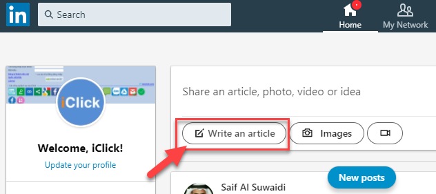 Đi link với LinkedIn