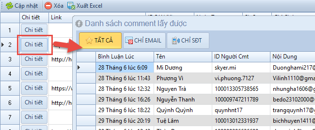 Get comment Facebook phiên bản 1.0.8.6