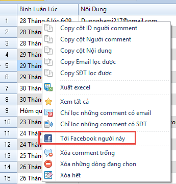 Get comment Facebook phiên bản 1.0.8.6