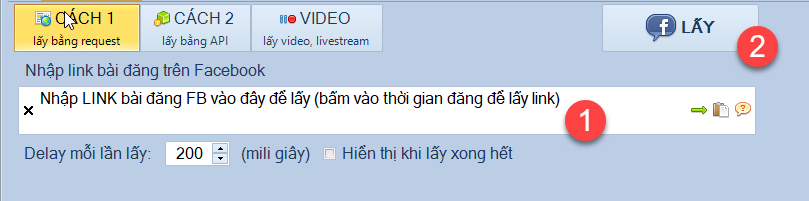 Get Comment Facebook