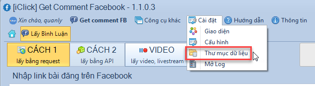 Get Comment Facebook