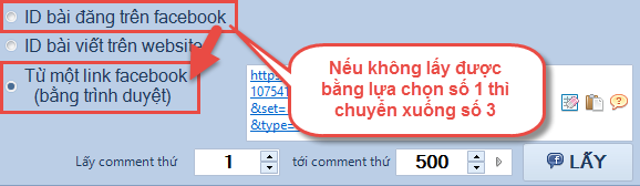 Vì sao không lấy được bình luận facebook bằng Get comment Facebook?