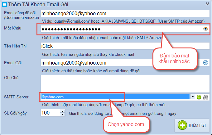 Gửi emial marketing bằng yahoo mail