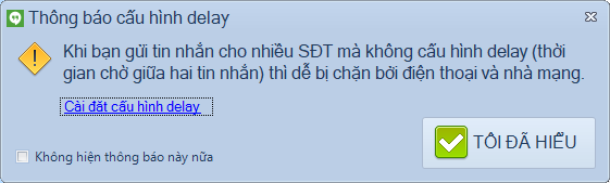 Gửi hẹn giờ với SMS Marketing