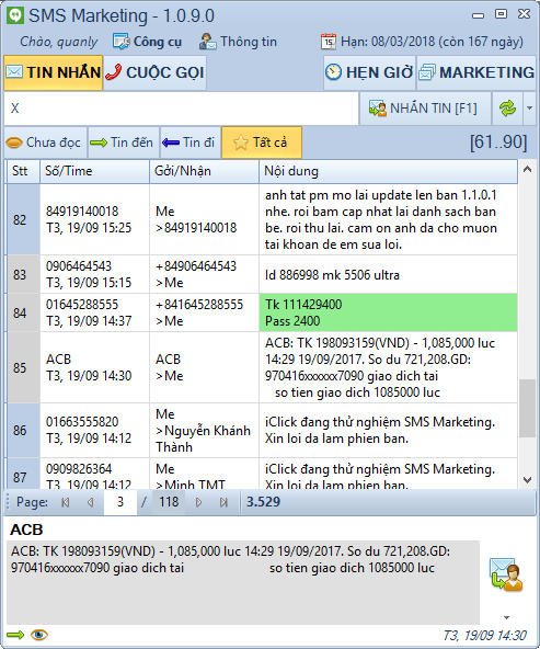 Gửi tin nhắn hàng loạt với điện thoại của mình