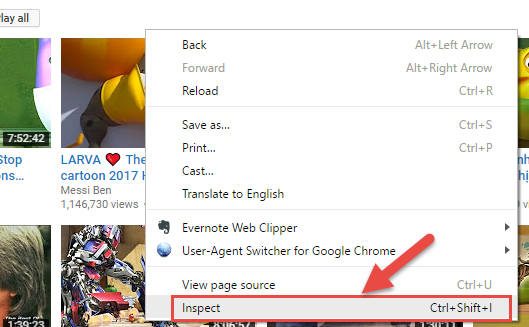 Giao diện Material Design của Youtube