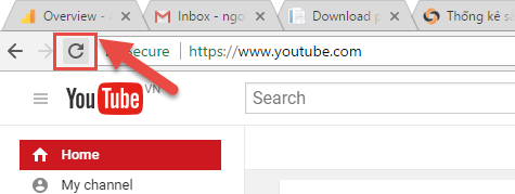 Giao diện Material Design của Youtube