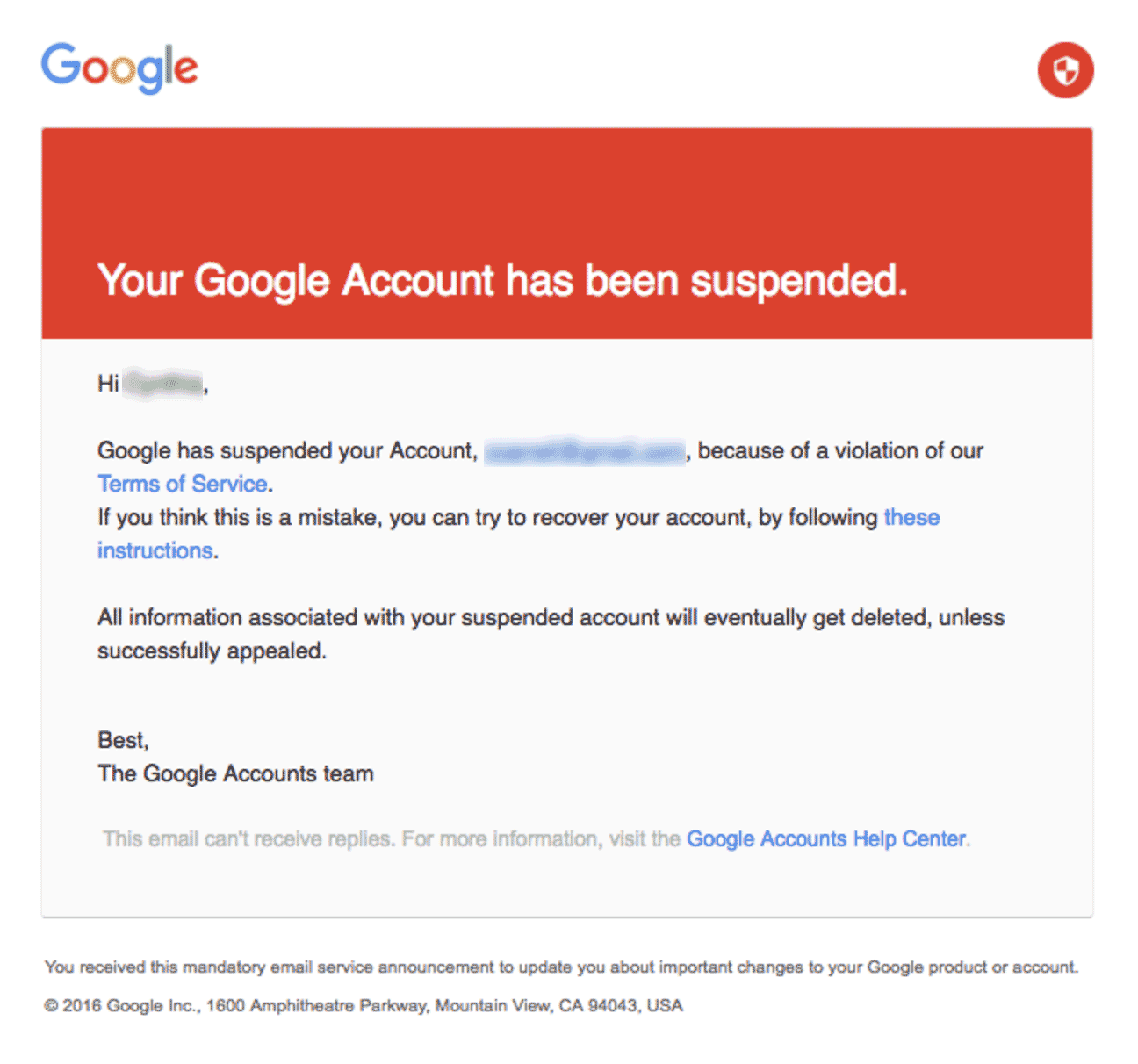 Giới hạn gửi Gmail trong ngày