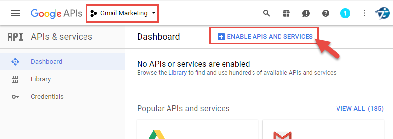 Gmail Marketing cảnh báo đỏ khi gửi bằng API