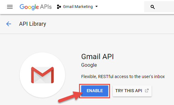Gmail Marketing cảnh báo đỏ khi gửi bằng API