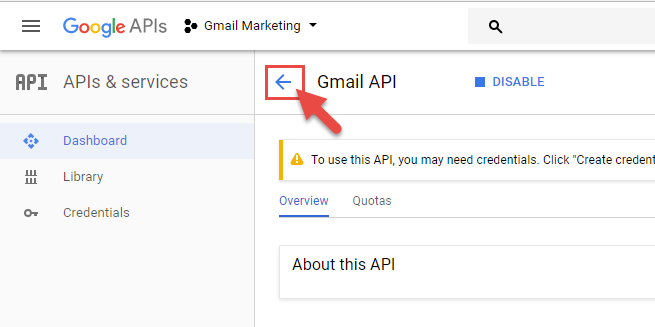 Gmail Marketing cảnh báo đỏ khi gửi bằng API