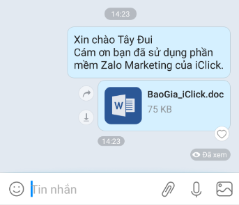 Cập nhật phần mềm Zalo Marketing phiên bản 1.1.1.6