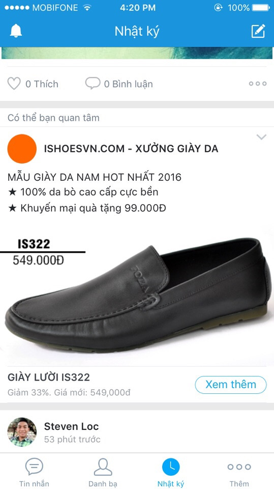 Cách quảng cáo Sản phẩm trên Zalo