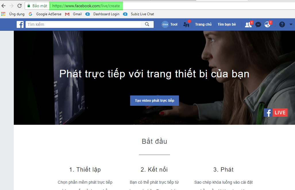 Hướng dẫn live stream video có sẵn 2018